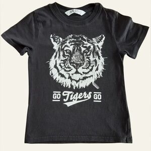 H&M - Black “Go Tigers Go” short sleeve T-shirt